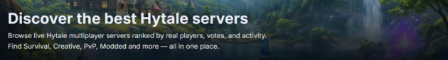 hytale server list